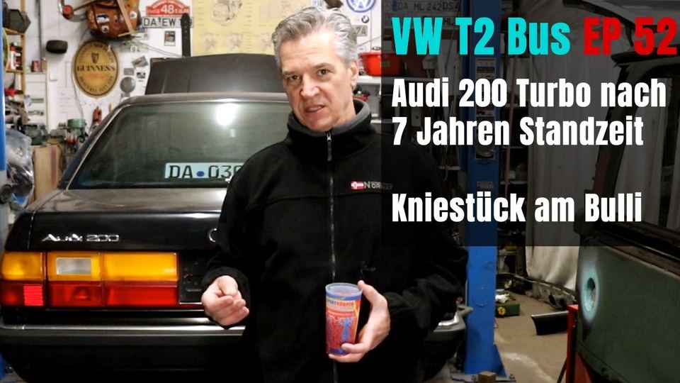 Audi 200 Turbo Roomtour und Wiederbelebung - Bulli Kniestück [EP 52]