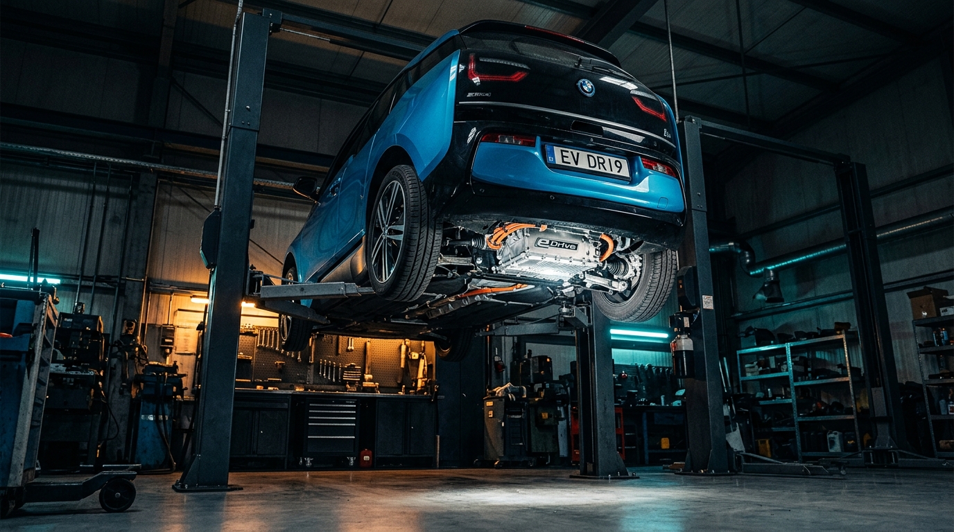 BMW i3 in der Werkstatt